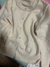 香影小香風(fēng)白色圓領(lǐng)針織開(kāi)衫女短款2026春季新款新年穿搭珍珠毛衣 鷺白 L 165/88A/110-125斤 曬單實(shí)拍圖