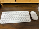羅技（Logitech）時(shí)尚系列 PEBBLE 2 COMBO鍵鼠套裝 無(wú)線(xiàn)鍵鼠套裝 雙模連接 自定義按鍵 三臺設備配對 月凝白 曬單實(shí)拍圖