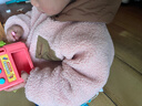 馬卡樂(lè )冬季嬰幼兒童羊羔絨加厚外套保暖棉服柔軟舒適 粉色 90 曬單實(shí)拍圖