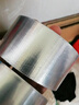 永耐空調管道纏繞帶鋁箔紙耐高溫工業(yè)用包太陽(yáng)能水管鋁箔紙隔熱膠帶空調管道保溫粘帶錫紙膠帶加厚防水 80mm寬x20米長(cháng) 曬單實(shí)拍圖