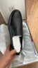 七匹狼男鞋百搭鞋子男一腳蹬休閑鞋男士皮鞋男W8323068895 黑色 41  曬單實(shí)拍圖