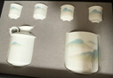 藍印東方景德鎮陶瓷酒具套裝家用中式酒壺溫酒器 龍吟千里江山 曬單實(shí)拍圖
