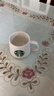 星巴克（Starbucks）杯子限量版簡(jiǎn)約歐式水杯馬克杯家用陶瓷杯小禮品星巴風(fēng)咖啡杯早餐 p款(單杯)無(wú)勺 450ml 曬單實(shí)拍圖