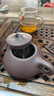 庫存處理一九六八年顧景舟老一廠(chǎng)老庫存純手工制作宜興紫砂壺茶壺 老料石瓢球孔 250ml 曬單實(shí)拍圖