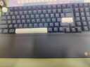 黑峽谷（Hyeku）E4Pro99鍵無(wú)線(xiàn)機械鍵盤(pán)有線(xiàn)藍牙三?？椭苹瘷C械鍵盤(pán)熱插拔gasket結構PBT鍵帽午夜藍黑莓冰淇淋軸 曬單實(shí)拍圖