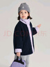 布丁哈魯【雙面穿】女童厚款毛絨棉服外套秋冬新款中大童簡(jiǎn)約休閑保暖棉衣 曬單實(shí)拍圖