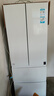海爾（Haier）冰箱342升一級雙變頻風(fēng)冷無(wú)霜雙開(kāi)門(mén)四門(mén)法式多門(mén)三檔變溫超薄可嵌入Leader系列家用家電國家補貼 342升冰雪白+1級雙變頻+黑金凈味+冷藏三檔變溫 曬單實(shí)拍圖