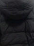 鴨鴨秋冬新品短款羽絨服女加厚連帽面包服寬松保暖韓版泡芙小個(gè)子外套 YE4B600765H黑色 S （建議80-110斤） 曬單實(shí)拍圖