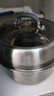 美廚（MAXCOOK）316L不銹鋼蒸鍋二層30cm家用復底蒸煮湯鍋燃氣灶電磁爐通用MCZ923 曬單實(shí)拍圖