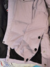 雪中飛（SNOWFLYING）兒童羽絨服男童女童冬季新款御寒加厚中大童長(cháng)款羽絨服灰粉紫140 曬單實(shí)拍圖