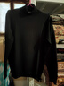 海瀾之家長(cháng)袖針織衫男套頭可翻高領(lǐng)毛衣冬季男 黑色E0 XL 180/96A推薦151~164斤 曬單實(shí)拍圖