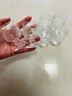 爾山集白酒杯6只套裝創(chuàng  )意復古高腳刻花玻璃杯家用一兩迷你小酒杯一口杯 【6只裝】蝴蝶刻花玻璃酒杯 曬單實(shí)拍圖