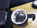 恩爾美（nRMEi）保溫杯男款茶水分離燜泡茶商務(wù)辦公帶把手男士便攜單手開(kāi)蓋水杯子 曬單實(shí)拍圖