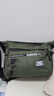 單肩包2025年大容量男包耐磨背包多口袋包商務(wù)休閑男士斜挎包 軍綠色【大容量防水耐磨】 曬單實(shí)拍圖