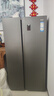 海爾（Haier）【新品】海爾冰箱雙開(kāi)門(mén)對開(kāi)門(mén)纖薄一級能效雙變頻風(fēng)冷無(wú)霜干濕分儲大容量家用智能 以舊換新補貼 617升+黑金凈化系統+90°開(kāi)門(mén)懸停 曬單實(shí)拍圖