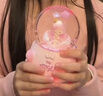梵昇昱生日禮物女生水晶球音樂(lè )盒八音盒玩具送小女朋友閨蜜新年除夕 天使之星水晶球-粉色 曬單實(shí)拍圖