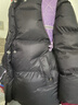 笛莎（DEESHA）童裝女童面包服2025冬季新款中童女孩寶寶兒童羽絨服 黑色 150 【充絨量：114.5g】 曬單實(shí)拍圖