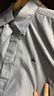 布克兄弟（BrooksBrothers）男士春夏牛津紡紐扣領(lǐng)logo休閑襯衫 0001-灰色 M 曬單實(shí)拍圖