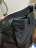 三彩2025冬季新款PU皮短褲寬松闊腿褲休閑褲靴褲顯瘦潮流M 曬單實(shí)拍圖