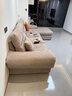 林氏家居布藝沙發(fā)客廳2025新款現代簡(jiǎn)約仿棉麻現代簡(jiǎn)約貴妃位L型家具BS006 曬單實(shí)拍圖