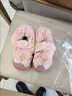 NAOISKEY?腦斯基兒童棉拖鞋女童秋冬可愛(ài)公主嬰幼兒室內包跟棉鞋家居鞋寶寶拖鞋冬 升級版包跟-皮皮球粉色 22 -23碼/內長(cháng)14cm 曬單實(shí)拍圖