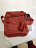 FOUVOR休閑女士斜挎包牛津布大容量單肩包尼龍包包女輕便多層旅游媽媽包 紅色 曬單實(shí)拍圖