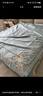 富安娜純棉床上四件套120支貢緞床品套件雙人加大床單被套230*229cm 曬單實(shí)拍圖
