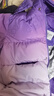 迪士尼（Disney）童裝男童漸變羽絨服2026新冬米奇石墨烯拜年服白鴨絨高充絨外套厚 紫色【新國標含絨量90】 150 【充絨量121g】 曬單實(shí)拍圖