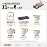 憶壺茶茶具套裝帶燒水壺一體高檔家用茶臺2025年新款煮茶壺汝窯功夫茶具 曬單實(shí)拍圖