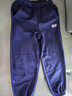 李寧童裝兒童運動(dòng)褲子女大童束腳加絨保暖抗菌長(cháng)褲衛褲150YKLV354-2 曬單實(shí)拍圖