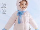 笛莎（DEESHA）女童羽絨服2025冬款三防保暖中長(cháng)款羽絨外套童裝女寶寶衣服 曬單實(shí)拍圖
