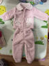 威爾貝魯（WELLBER）兒童睡衣男女童珊瑚絨寶寶家居服保暖套裝兩件套秋冬 害羞兔  100 曬單實(shí)拍圖