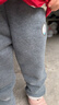 迪士尼秋冬女童休閑褲兒童加厚運動(dòng)褲新款加絨長(cháng)褲保暖褲子 深灰120 曬單實(shí)拍圖