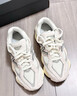 NEW BALANCE NB官方男鞋女鞋秋冬厚底情侶潮流百搭運動(dòng)休閑老爹鞋9060系列 白色/灰白色 U9060HSC 41.5 腳長(cháng)26CM 曬單實(shí)拍圖