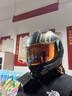 NBTK摩托車(chē)頭盔揭面盔復古雙鏡騎行3c夏冬季熱天男女士踏板全盔 金蟻配極光紅外鏡（送透明鏡） XL(60-62CM) 曬單實(shí)拍圖