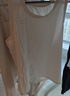 蕉內棉棉301H情侶款背心男女士100%純棉無(wú)側縫寬松圓領(lǐng)居家睡衣夏季 【寬肩】暖白 XL 曬單實(shí)拍圖