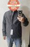 杉杉（FIRS）高密防風(fēng)立領(lǐng)夾克男2026春季新款輕戶(hù)外休閑通勤商務(wù)外套502 極地灰 L (175) （推薦125-140斤） 曬單實(shí)拍圖