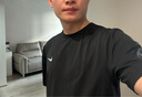 耐克男子速干短袖上衣夏季訓練針織NIKE DRI-FIT HYVERSE DV9840 010黑/白 M 曬單實(shí)拍圖