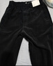 優(yōu)衣庫合作款/男裝女裝燈芯絨工裝褲/休閑褲褲子479822 09 黑色 M /170/80A 曬單實(shí)拍圖