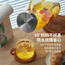 雅集大容量家用錘紋茶壺加厚耐熱玻璃冷水壺燒水壺涼白開(kāi)水壺扎壺水瓶 曬單實(shí)拍圖