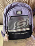 Skechers斯凱奇兒童撞色潮流網(wǎng)袋雙肩背包男女童舒適減負校園書(shū)包L325K044 薰衣草紫/005U 99 曬單實(shí)拍圖
