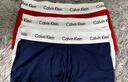 Calvin Klein內衣男士ck三條裝提花棉質(zhì)防夾臀低腰平角內褲 M 禮物 曬單實(shí)拍圖