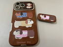權速貓咪臘腸狗適用蘋(píng)果16手機殼15promax支架14Pro可愛(ài)卡通13趣味新款12網(wǎng)紅女款超火爆款16pro手機套 三只臘腸狗   棕色底 +支架 iPhone 16 Promax 曬單實(shí)拍圖