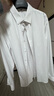 羅蒙【三防免燙】白襯衫男長(cháng)袖商務(wù)正裝抗皺高端白色襯衣 白色 42 曬單實(shí)拍圖