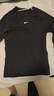 耐克女子訓練長(cháng)袖上衣春季舉重速干緊身NIKE PRO DRI-FIT FV7846 010黑/白 M 曬單實(shí)拍圖