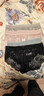 浪莎（LangSha）【4條】女士?jì)妊澟愿邢募颈±俳z內褲中腰無(wú)痕透明包臀女內褲 黑色+灰色+藍色+粉色 L 【100-120斤】 曬單實(shí)拍圖