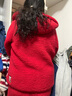 蕉內【劉浩存同款】絨絨506H羊羔絨睡衣女士家居服連帽情侶套裝秋冬季 曬單實(shí)拍圖