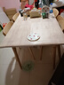 蕭眾實(shí)木餐桌椅組合家用小戶(hù)型北歐長(cháng)方形橡木現代簡(jiǎn)約餐廳吃飯桌子 130*80單桌+四椅（路易斯原色） 曬單實(shí)拍圖