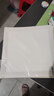 一海堂 文化  宣紙 生宣卡紙 國畫(huà)山水工筆畫(huà)書(shū)法裝框用軟卡圓形鏡片紙 半生方形外麻內白 33*33cm*10張 曬單實(shí)拍圖