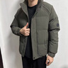 杰遜斯潮牌羽絨棉服男款冬季加厚立領(lǐng)短款棉衣外套2025新款男士冬裝棉襖 XZ102A-MY2536森綠色 XL （建議125-145斤） 曬單實(shí)拍圖